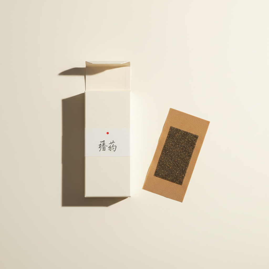 Box of large breathable joint plasters with earthy herbal paste